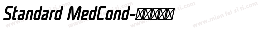 Standard MedCond字体转换